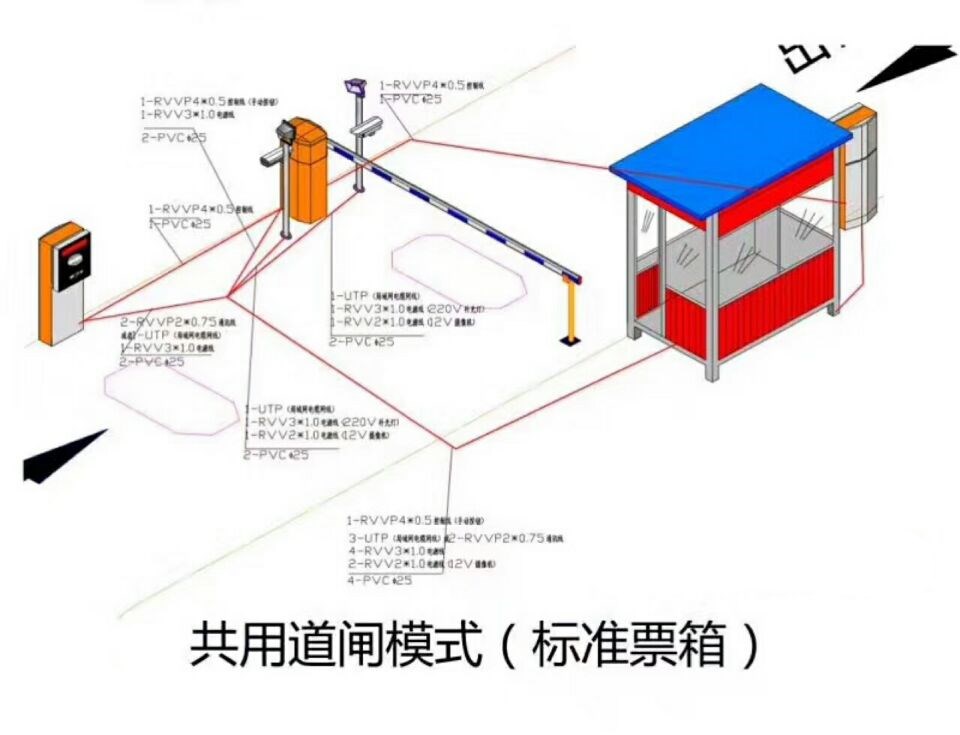 安丘市单通道模式停车系统